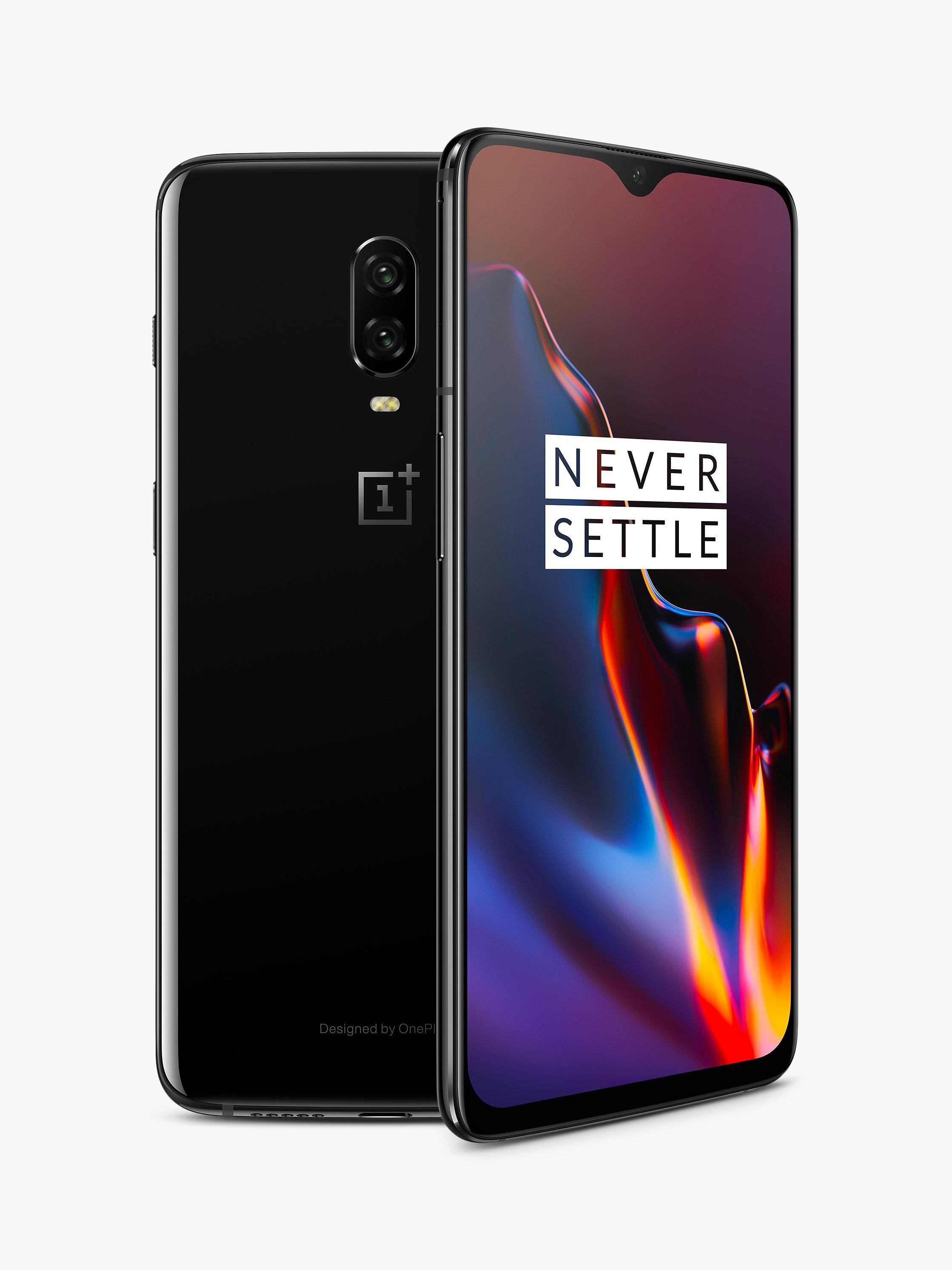 OnePlus 6T Smartphone, Android, 6.41”, 4G LTE, SIM Free, 8GB RAM, 128GB