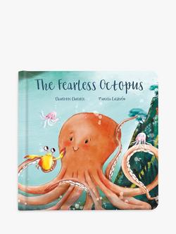 Jellycat The Fearless Octopus Book, Multi