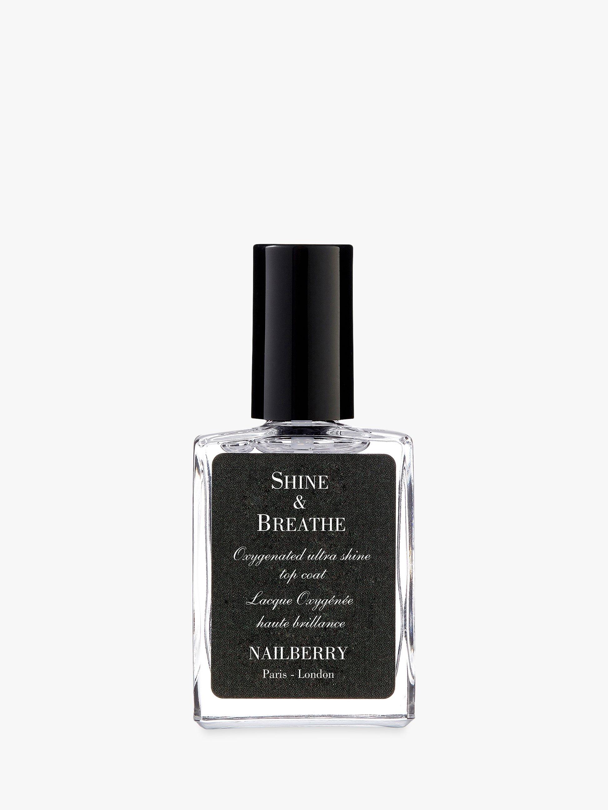 Product image 1 of 2, which shows Nailberry Shine & Breathe Top Coat, 15ml