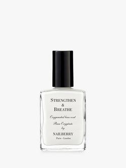 Nailberry Strengthen & Breathe Nail Polish Base Coat, 15ml, 