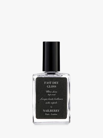 Nailberry Fast Dry Gloss Top Coat, 15ml, 