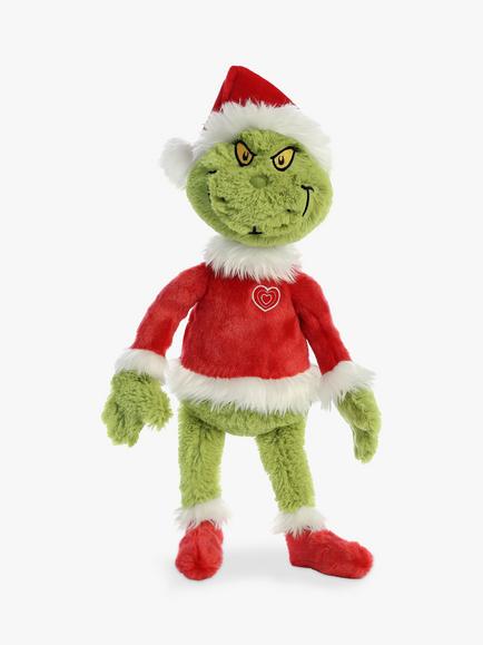 Dr Seuss The Grinch Santa Soft Toy, 