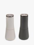 Joseph Joseph Milltop No Spill Salt & Pepper Mills, Set of 2, Grey