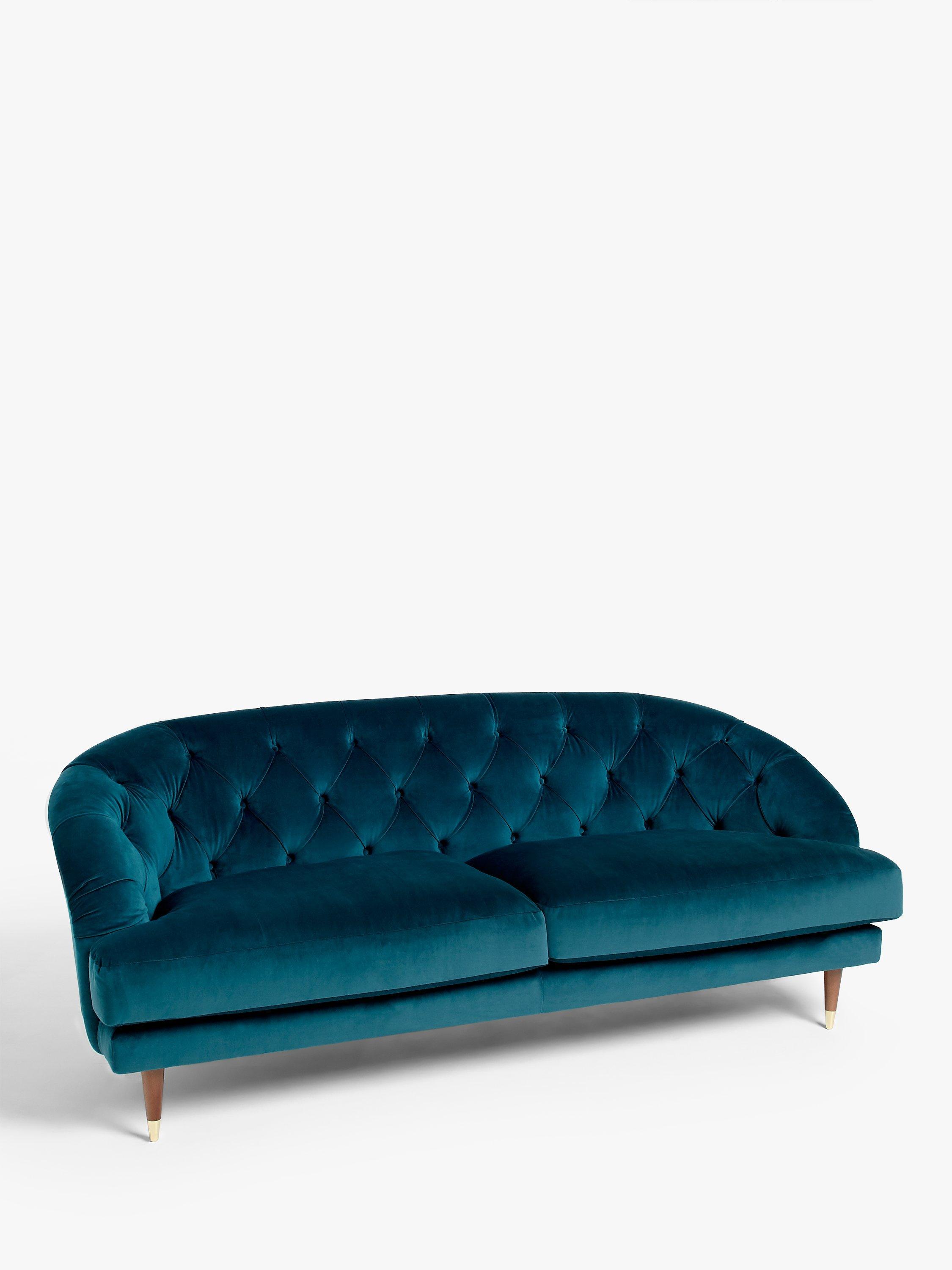 Radley Range, John Lewis + Swoon Radley Large 3 Seater Sofa, Wildwood Green Velvet