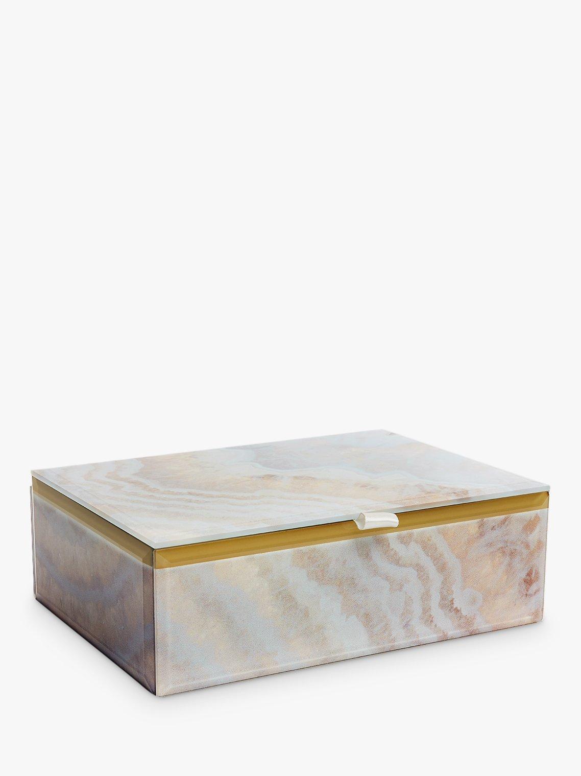 Lola Rose Abstract Print Jewellery Box, Grey