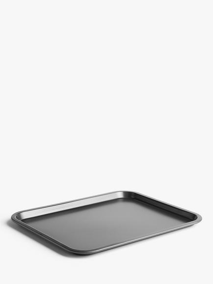 John Lewis Classic Non-Stick Oven Tray, L36cm - view 2, Grey