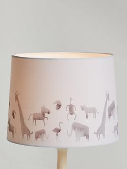 John Lewis Safari & Friends Lampshade, Grey - view 2, Grey
