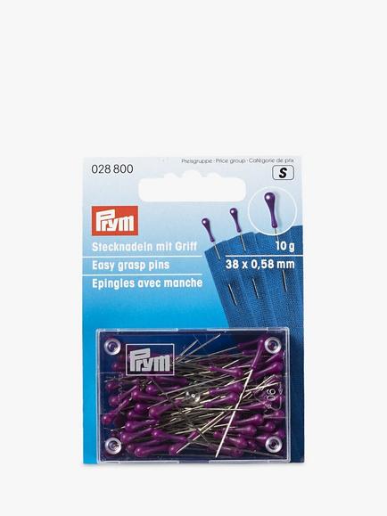Prym Easy Grasp Pins, 10g, 
