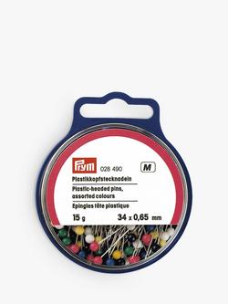 Prym Plastic Head Straight Pins, 15g, 