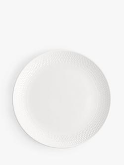 Wedgwood Gio Bone China Side Plate, 17cm, White, White