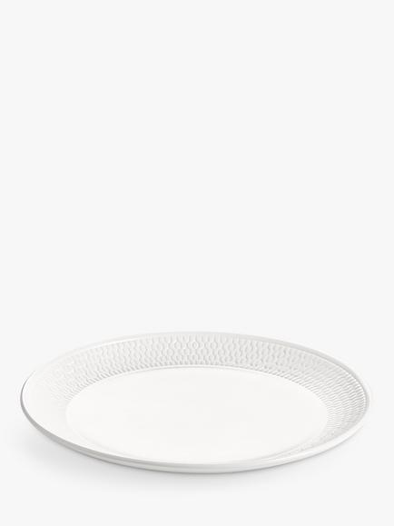 Wedgwood Gio Bone China Side Plate, 17cm, White - view 2, White