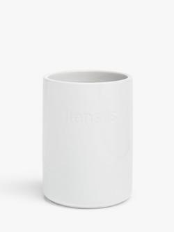 John Lewis Ceramic Utensil Jar, White, White