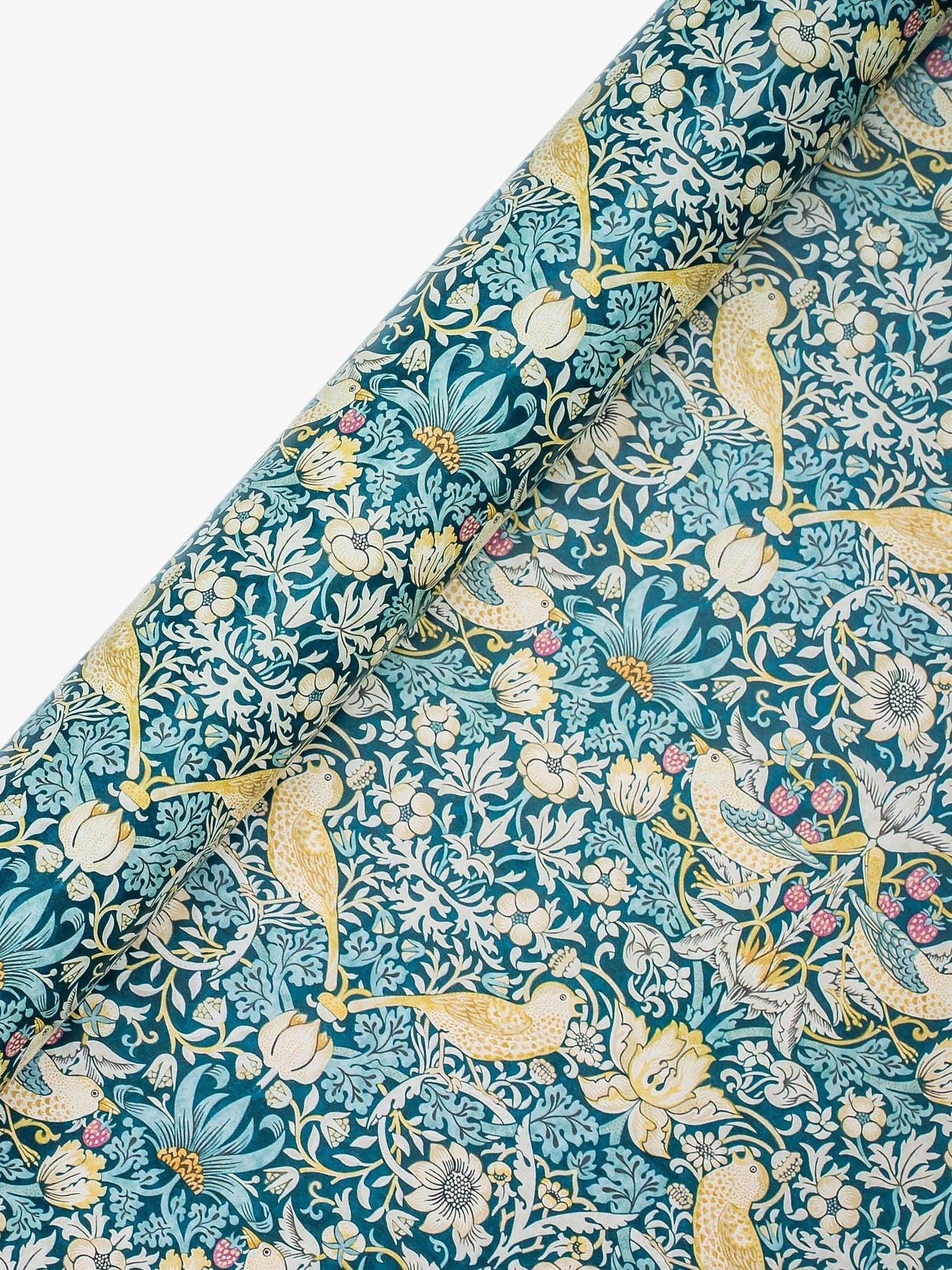 Morris & Co. Strawberry Thief Wrapping Paper, 3m