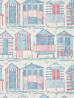 Sanderson Beach Huts Wallpaper, Dcoa216559