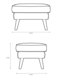 G Plan Vintage The Sixty Five Footstool