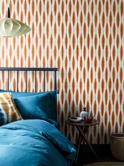 Scion Kasuri Wallpaper - view 2, Chilli 111935