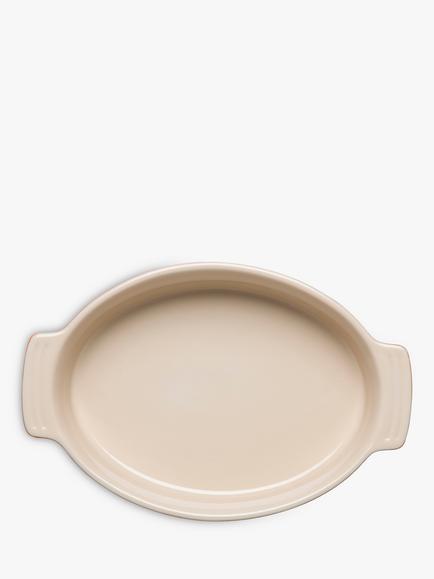 Le Creuset Stoneware Oval Oven Dish, 27cm - view 2, Volcanic
