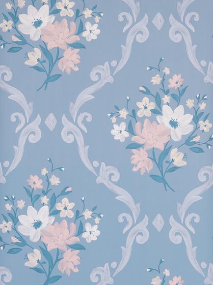 Matthew Williamson Almudaina Wallpaper, Blue W7264-04