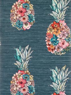 Matthew Williamson Ananas Wallpaper, Blue W7266-03