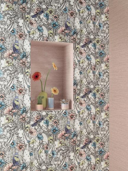 Matthew Williamson Cactus Garden Wallpaper - view 2, Multi W7268-01