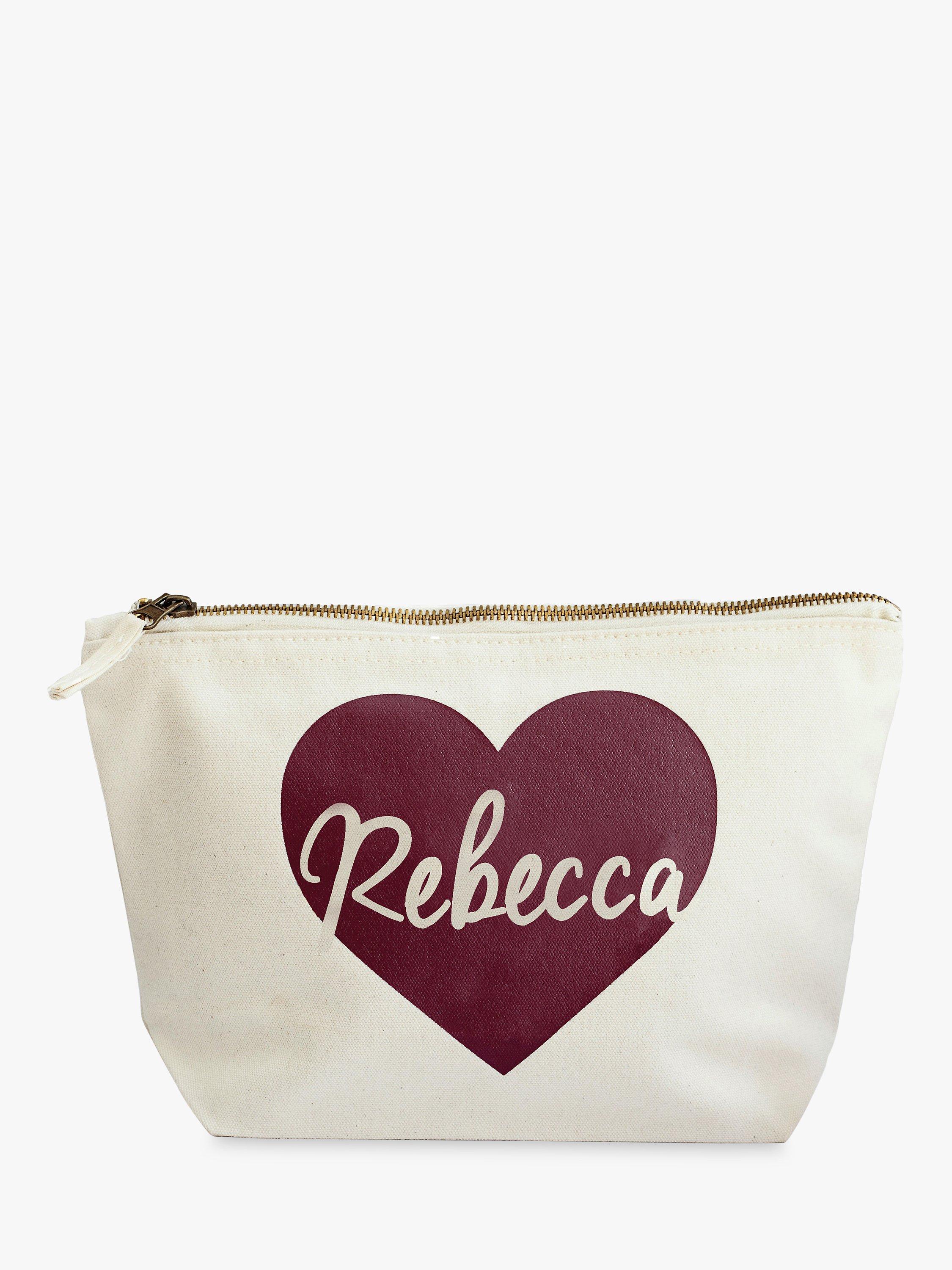 Jonny's Sister Personalised Heart Makeup Bag, Large