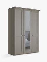 John Lewis Elstra 200cm Mirrored 4 Hinged Doors Wardrobe