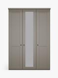 John Lewis Marlow 150cm Mirrored Hinged Wardrobe