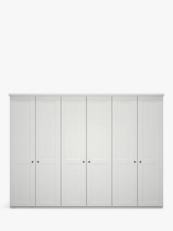 John Lewis Marlow 300cm Hinged Wardrobe - view 2, Off White