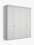 John Lewis Marlow 200cm Hinged Wardrobe, Off White