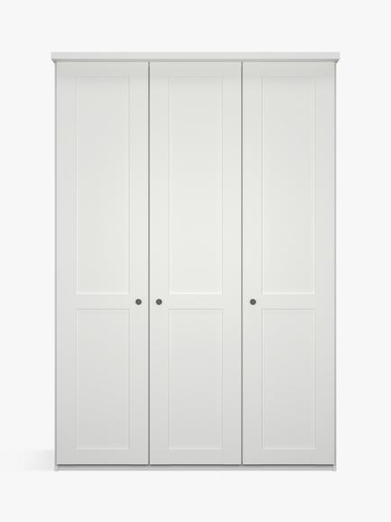 John Lewis Marlow 150cm Hinged Wardrobe - view 2, White