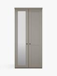 John Lewis Marlow 100cm Hinged Wardrobe with Left Mirror