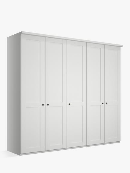 John Lewis Marlow 250cm Hinged Wardrobe, White