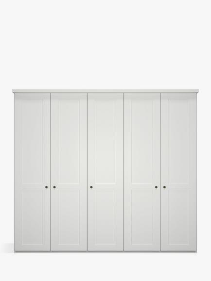 John Lewis Marlow 250cm Hinged Wardrobe - view 2, White