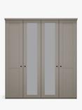 John Lewis Marlow 200cm Mirrored Hinged Wardrobe