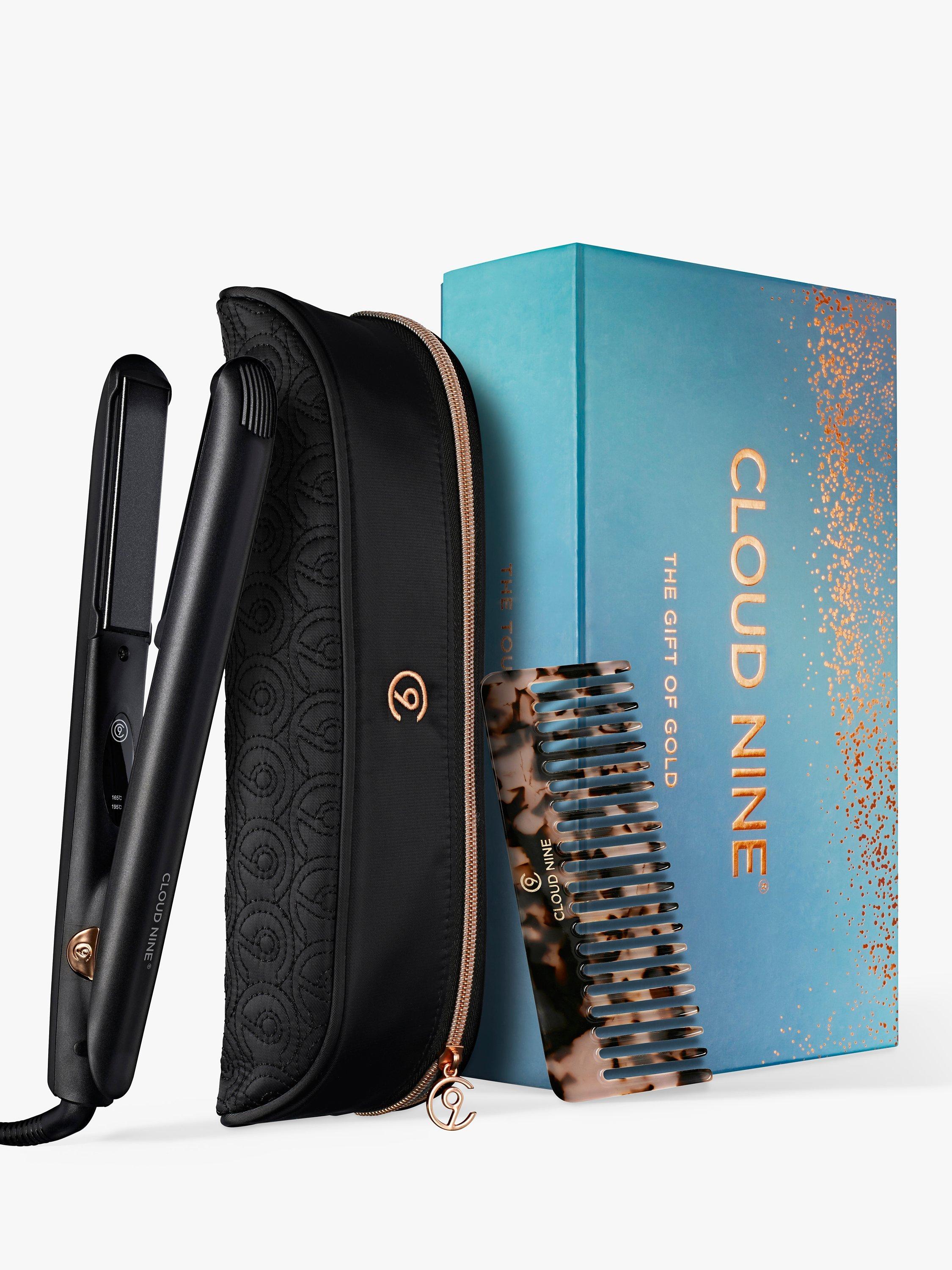 Cloud Nine The Gift of Gold Touch Iron Hair Straightener Gift Set Black Rose Gold