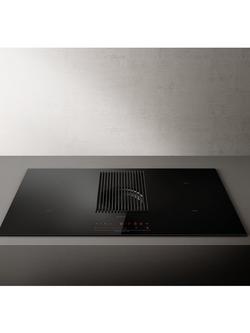 Elica Nikola Tesla Prime Recirculating 83cm Induction Hob, Black, Black