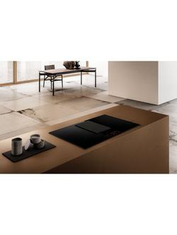 Elica NikolaTesla Prime 83cm Induction Hob With Extractor, Black - view 2, Black