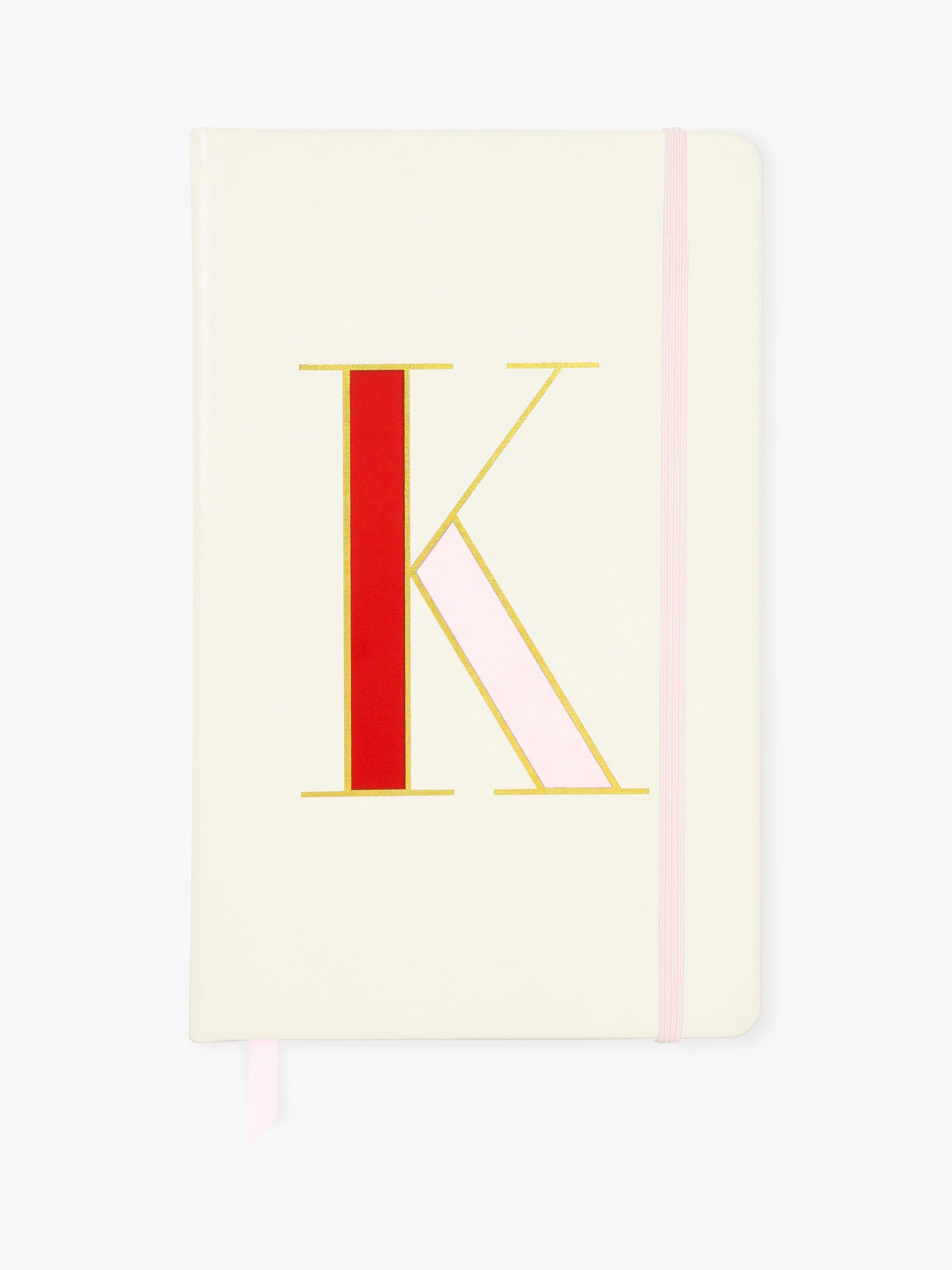 kate spade new york A5 Initial Notebook, K
