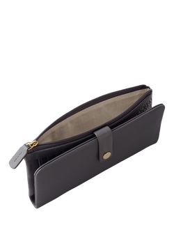 Radley Larks Wood Leather Large Folded Matinee Purse - view 2, Grey