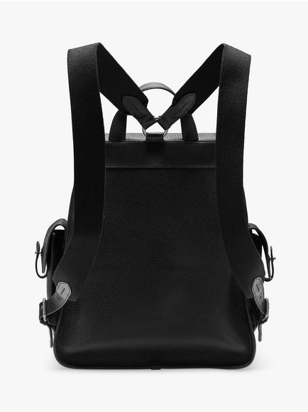 Mulberry Heritage Grain Veg Tanned Leather Backpack - view 2, Black