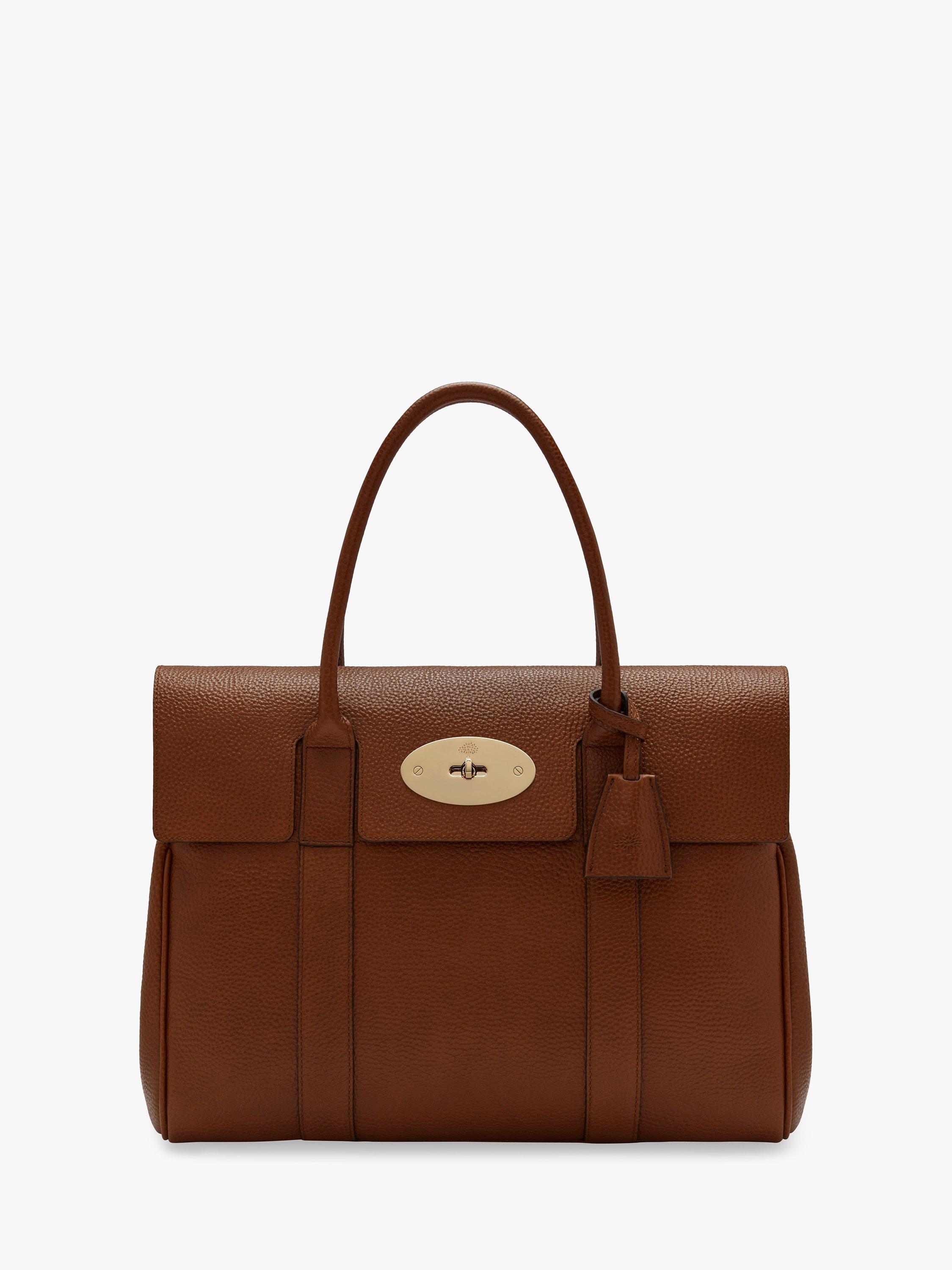 Mulberry Bayswater Grain Veg Tanned Leather Handbag