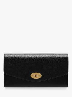 Mulberry Darley Small Classic Grain Leather Wallet, Black
