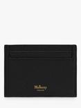 Mulberry Continental Small Classic Grain Leather Credit Card Slip, Black/Gold