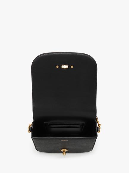 Mulberry Small Darley Classic Grain Leather Satchel - view 2, Black