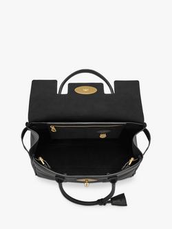 Mulberry Bayswater Classic Grain Leather Handbag - view 2, Black