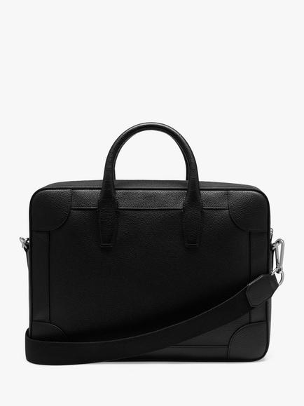 Mulberry Belgrave Small Classic Grain Leather Single Document Holder - view 2, Black