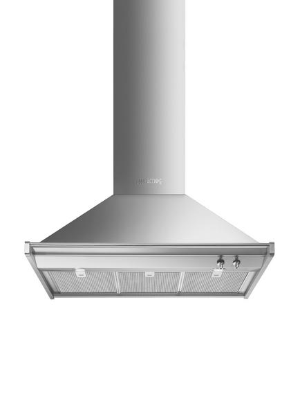Smeg KD90HXE Chimney Cooker Hood, Stainless Steel, Stainless Steel