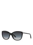 Polo Ralph Lauren RA5160 Women's Cat's Eye Sunglasses, Black/Grey