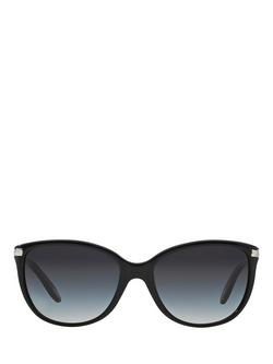 Polo Ralph Lauren RA5160 Women's Cat's Eye Sunglasses, Black/Grey - view 2, Black/Grey