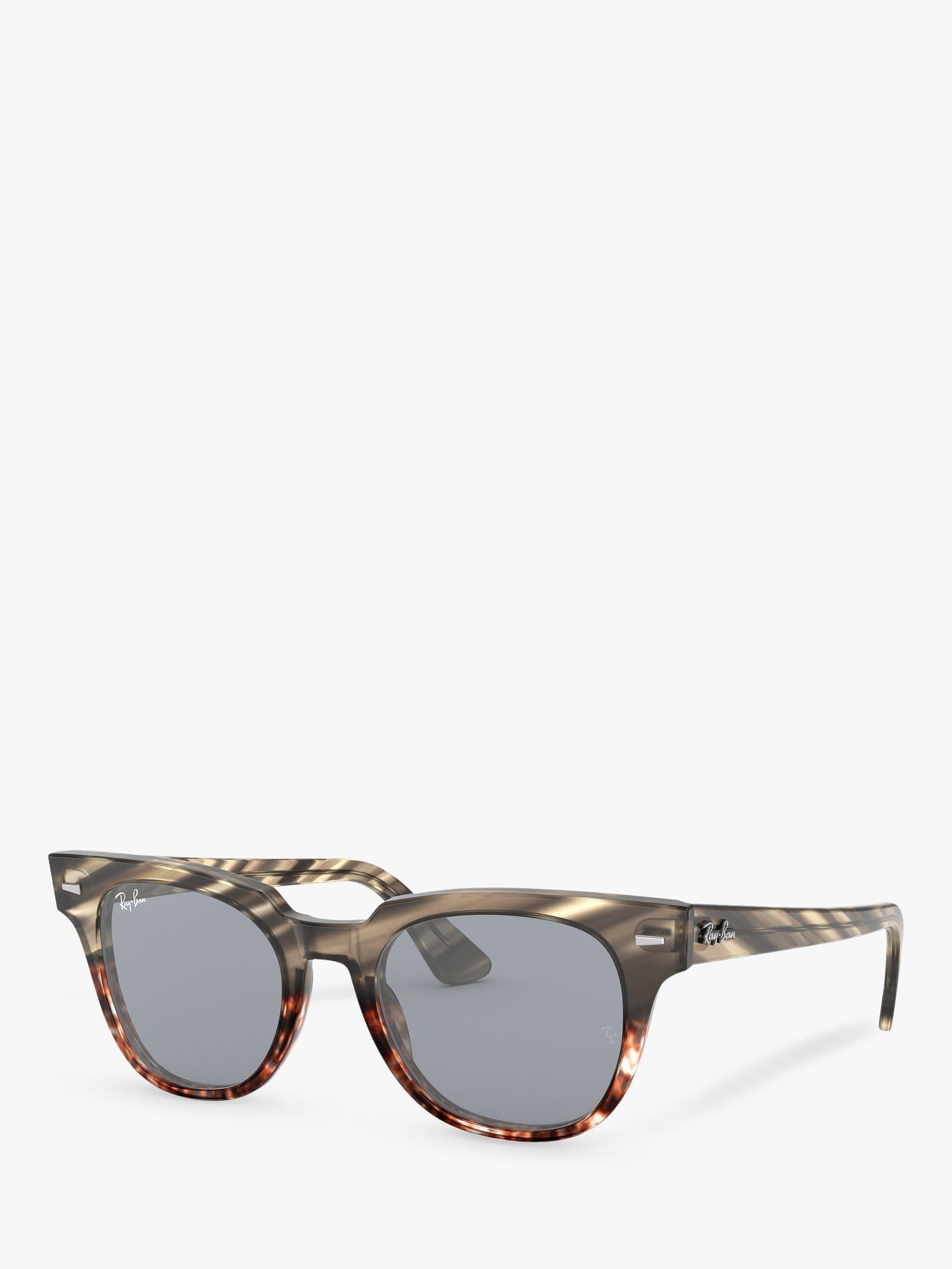 Ray-Ban RB2168 Unisex Square Sunglasses, Brown Striped/Grey Gradient